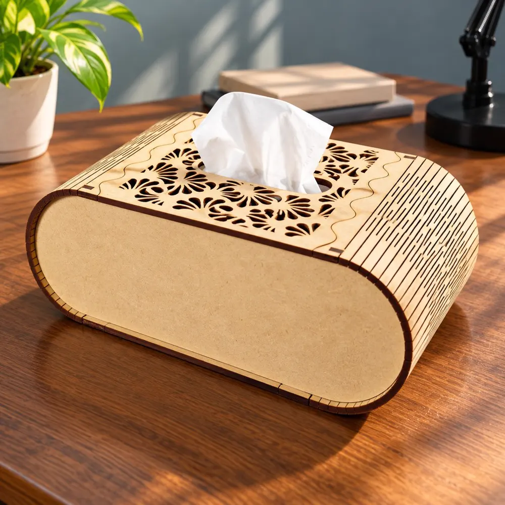 Hộp đựng giấy ăn hoạ tiết tinh tế, ảnh 1