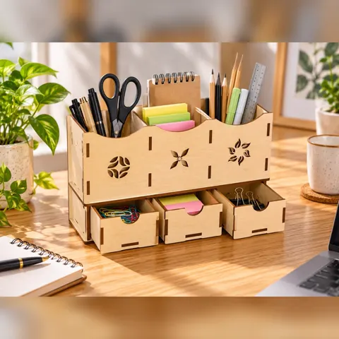 Kệ để bàn đựng đồ dùng cá nhân 6 ngăn