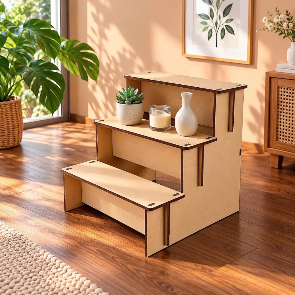 Kệ trưng bày cấu trúc bậc thang 3 tầng, ảnh 1