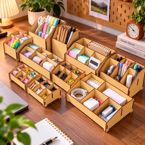 Khay để đồ nhiều ngăn kích thước nhỏ