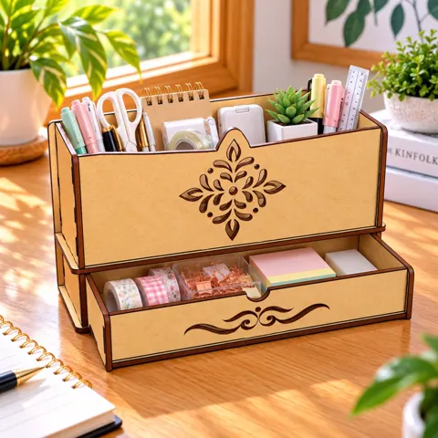 Kệ để bàn có ngăn kéo đựng tài liệu làm việc tài liệu học tập hoặc đồ dùng cá nhân